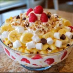 How to Make Banana Split Fluff