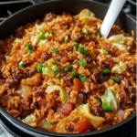 How to Make Cajun Cabbage Jambalaya with Ground Beef and Sausage