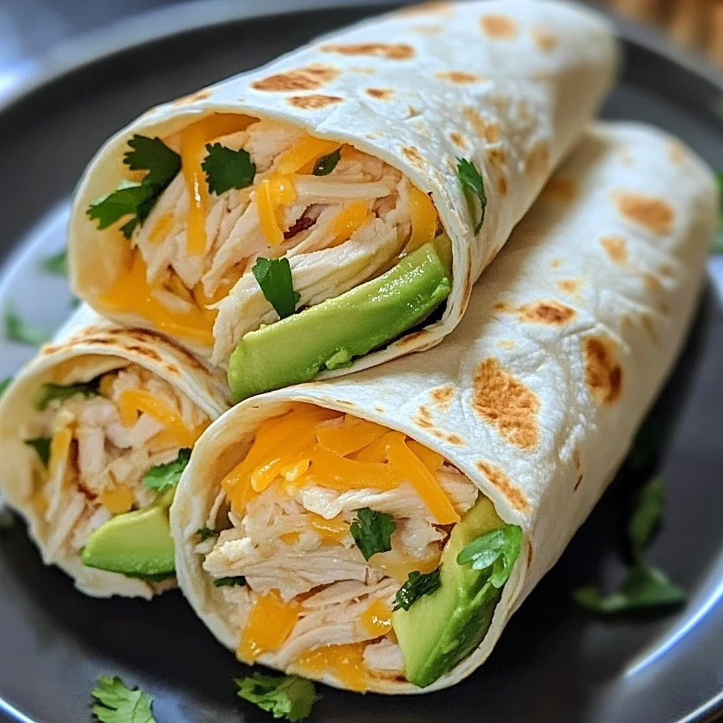How to Make Chicken Avocado Ranch Burritos