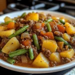 How to Make Hobo Casserole with Ground Beef