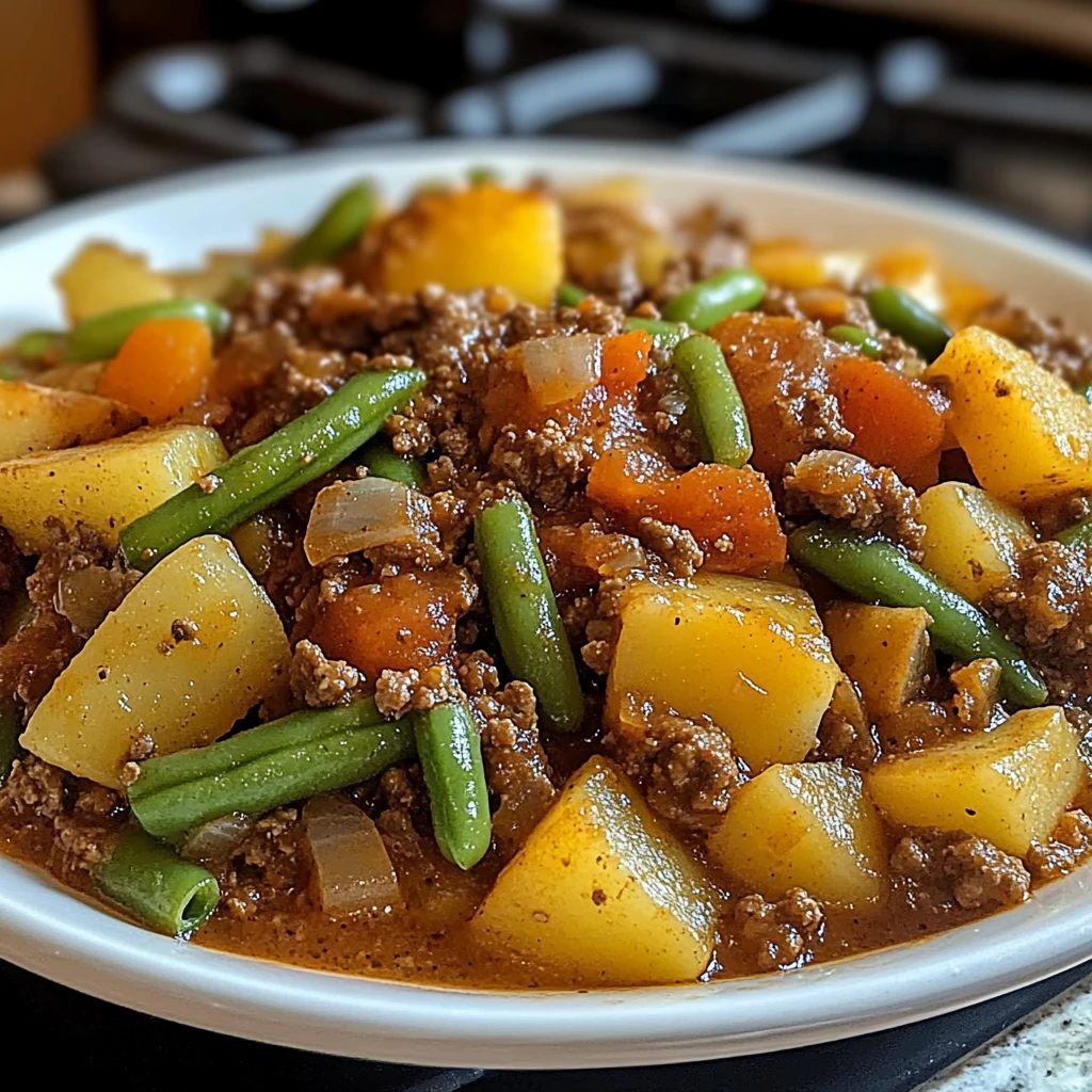 How to Make Hobo Casserole with Ground Beef