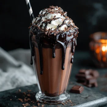 How to Make Black Magic Chocolate Milkshake