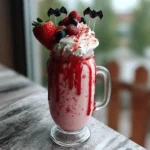 How to Make Bloody Berry Milkshake
