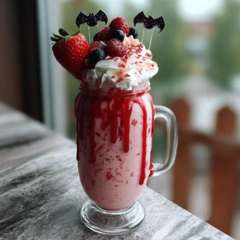 How to Make Bloody Berry Milkshake