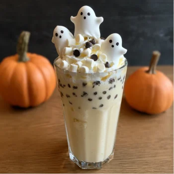 How to Make Ghostly Vanilla Milkshake